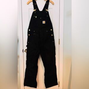 Carhartt Black Overalls Durable Workwear